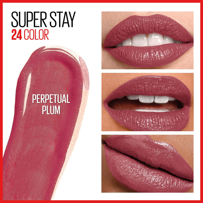 Maybelline SuperStay 24, 2-Step Liquid Lipstick, Perpetual Plum Maybelline New York