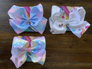 3Pcs 8 INCH Large JOJO Hair Bows Ribbon Hair Bow Alligator Clips JOJO BOW
