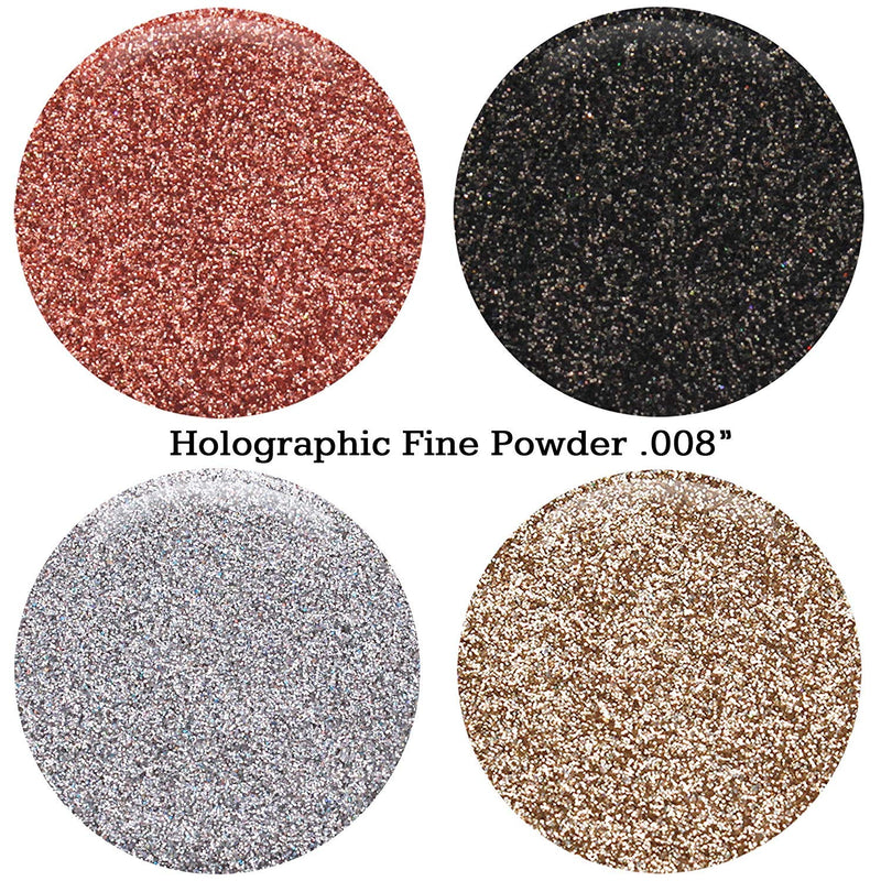 GLITTIES - Sparkling Champagne - Cosmetic Grade Extra Fine (.006") Loose Glitter Powder Safe for Skin! Perfect for Makeup, Body Tattoos, Face, Hair, Lips, Soap, Lotion, Nail Art - (30 Gram Jar) Glitties