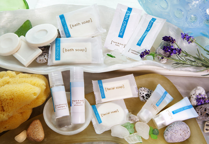 Bulk Hotel Soap Bar | 100 bars| 0.5 OZ | - Travel Size Moisturizing/Face and Hand - Individually Wrapped Toiletries for Hotels, Rentals, Camping, Charity Donations- Value Bulk Pack - Mild and Fresh Scent - Fresh Choice