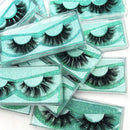 20 Styles Mink Eyelashes Pack High Volume 100% Siberian Mink Fur Lashes Cruelty-Free Face False Eyelashes Normal Look Fluffy Spike Fake Eyelashes Wholesale Lass Eyelashes
