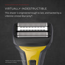 Remington Virtually Indestructible Foil Shaver 5100 PF7855, Yellow Remington