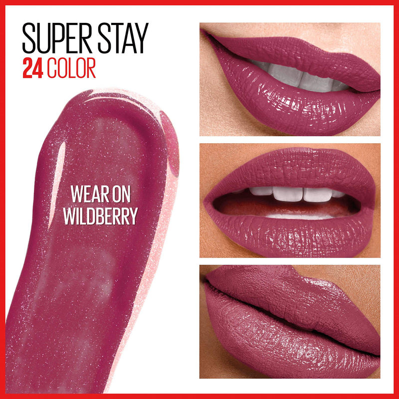 Maybelline New York Superstay 24, 2-step Lipcolor, Wear On Wildberry 045 Maybelline New York