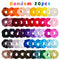R HORSE 150 Pcs Velvet Hair Scrunchies Hair Snap Clips Set 20Pcs Velvet Hair Scrunchies 80Pcs Candy Color Snap Clips 50Pcs Mini Butterfly Claw Clips 90s Hair Barrettes Hair Accessories for Women Lady R HORSE