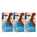 REVLON Total Color Permanent Hair Color, Clean and Vegan, 100% Gray Coverage Hair Dye, 53 Medium Golden Brown, 10.2 oz (Pack of 3) REVLON Store
