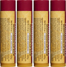 Burt's Bees Lip Balm Stocking Stuffer, Moisturizing Lip Care Holiday Gift, 100% Natural, Pomegranate with Beeswax & Fruit Extracts (4 Pack) Burt's Bees