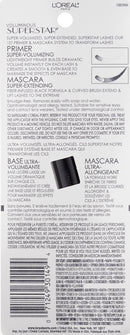L'Oreal Paris Cosmetics Voluminous Superstar Washable Mascara, Blackest Black, 1 Tube L'Oréal Paris