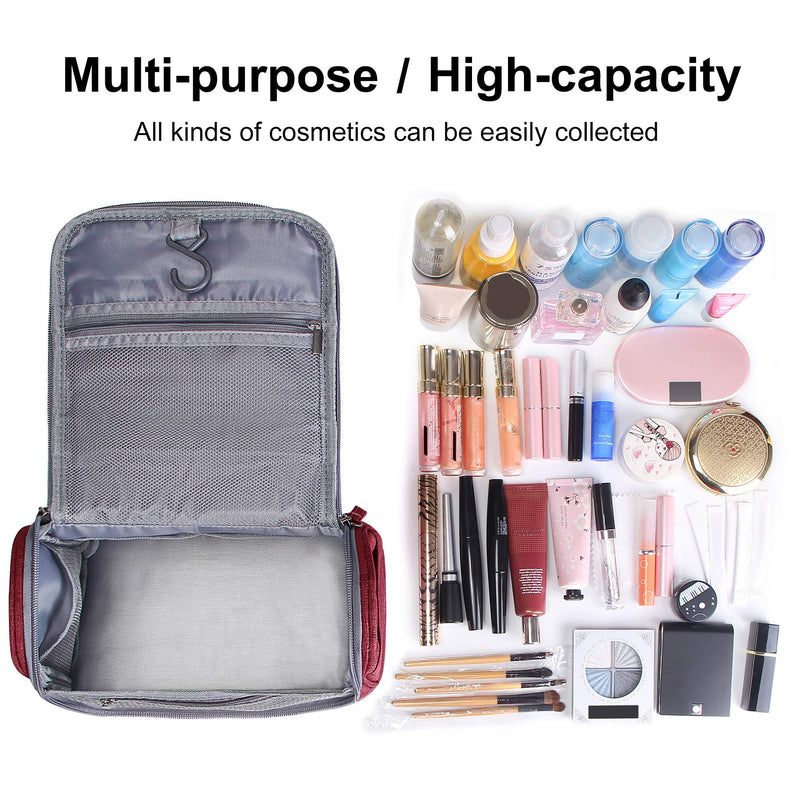 Hanging Travel Toiletry Bag Makeup Bag Waterproof Cosmetic Bag Bathroom Shower Storage Bag Dop Kit for Men Women JUMENG