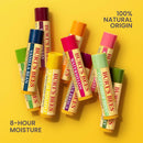 Burt's Bees Lip Balm - Berry Agua Fresca, Dragonfruit Lemon, Coconut & Pear, Tropical Pineapple Pack, With Beeswax, Tint-Free, Natural Origin Lip Treatment, 4 Tubes, 0.15 oz. Infinity Warehouse