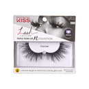 KISS Lash Couture Triple Push Up XL Collection, 3D Volume False Eyelashes in Extra Long Length with Triple Design Technology, Cruelty-Free, Contact Lens Friendly, and Reusable, Style Chemise, 1 Pair KISS