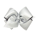 Wee Ones Metallic Overlay Girl's Hair Bow Wee Ones Store
