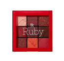 Ruby Kisses Eye Shadow Palette, 9 Shadows (1 PACK, Ruby) Ruby Kisses