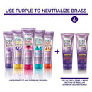L'Oreal Paris EverPure Sulfate Free Brass Toning Purple Shampoo and Conditioner Kit for Blonde, Bleached, Silver, or Brown Highlighted Hair, 1 kit L'Oreal Paris Store