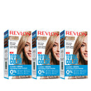 REVLON Total Color Permanent Hair Color, Clean and Vegan, 100% Gray Coverage Hair Dye, 81 Medium Ash Blonde, 10.2 oz (Pack of 3) REVLON