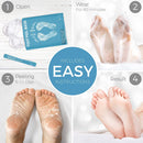 Foot Peel Mask - Aloe Vera - For Cracked Heels, Dead Skin and Calluses - Make Your Feet Baby Soft Smooth Silky Skin - Removes Rough Heels, Dry Toe Skin Exfoliating Treatment. (Men's 2 Pack) DERMORA