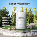 Codeage Lungs Vitamins, A, C, D, E, B6, Milk Thistle Lung Supplement, Zinc & Magnesium, Cordyceps, Reishi, Chaga, Poria, Tylophora, Ginger, Peppermint Leaf Organic Herb Cleanse - Non-GMO - 90 Capsules Infinity Warehouse