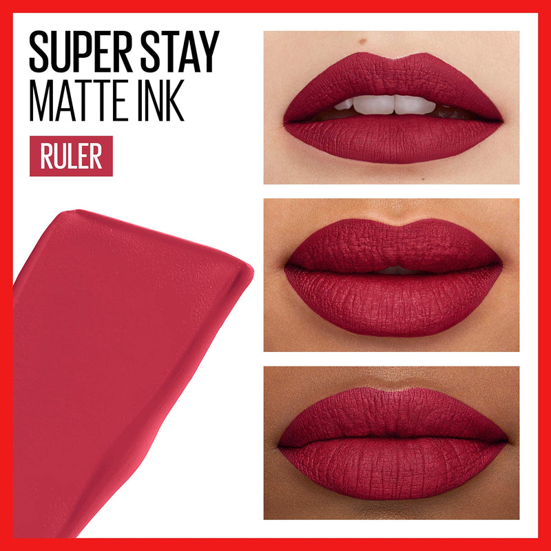 Maybelline New York SuperStay Matte Ink Un-nude Liquid Lipstick, Ruler, 0.17 Ounce Maybelline New York