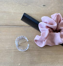 Pony Popper Hair Clip - Tool for a Full, Thick Ponytail – For All Hair Types - Clear Pony Popper