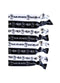 8 Piece Black Lives Matter Hair Tie Accessories - BLM - Equality - BLM Pride Bracelet Wristbands Supplies Sportigift