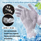 MIG4U Moisturizing Beauty Gloves Touchscreen Overnight Sleeping Glove for Women Dry Hands, Nighttime Lotion, Eczema, SPA, Cosmetic Treatment, grey purple 6 pairs size l/xl MIG4U