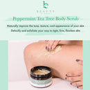 Organic Body Scrub - Peppermint Tea Tree Sugar Scrub for Body Polish, Exfoliating Body Scrub Exfoliator & Foot Scrub, Body Exfoliator, Body Scrubs for Women Exfoliation, Sugar Scrubs for Women & Men Beauty by Earth