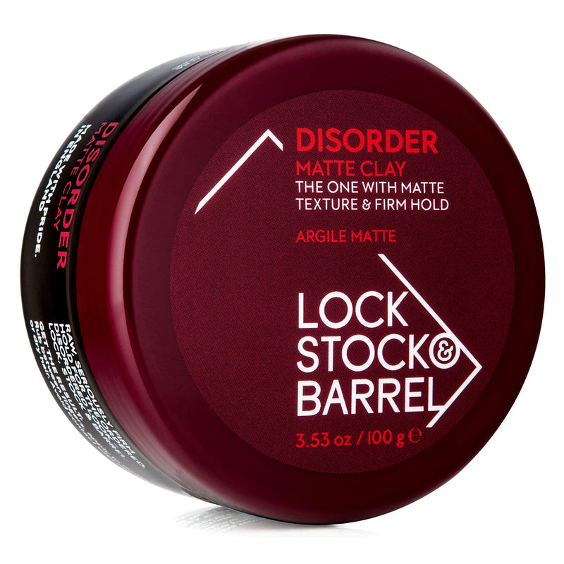 Lock Stock & Barrel Disorder Matte Clay For Men 100 g Lock Stock & Barrel