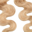 40 PCS Rooted Tape In Hair Extensions Human Hair Invisible Seamless Skin Weft Body Wave Highlight Double Side Tape Remy Human Hair Extensions Balayage Wavy For Women (22'',100g/40pcs,