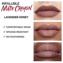 L'Oreal Paris Infallible Matte Lip Crayon, Lavender Honey (Packaging May Vary) L'Oreal Paris