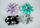 Happie Hare Scrunchies - Cotton Rounds Elastic Hair Bands - Scrunchy Hair Ties - Girls Hair Accessories - Gifts for Women (4 Pack, Volleyball Sport Scrunchie) Happie Hare Store