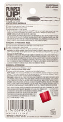 Maybelline New York Volum' Express Pumped Up! Colossal Waterproof Mascara, Classic Black, 0.32 Fl Oz Maybelline New York