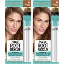 L'Oreal Paris Magic Root Rescue 10 Minute Root Hair Coloring Kit, Permanent Hair Color with Quick Precision Applicator, 100% Gray Coverage, 6A Light Ash Brown, 2 count L'Oreal Paris