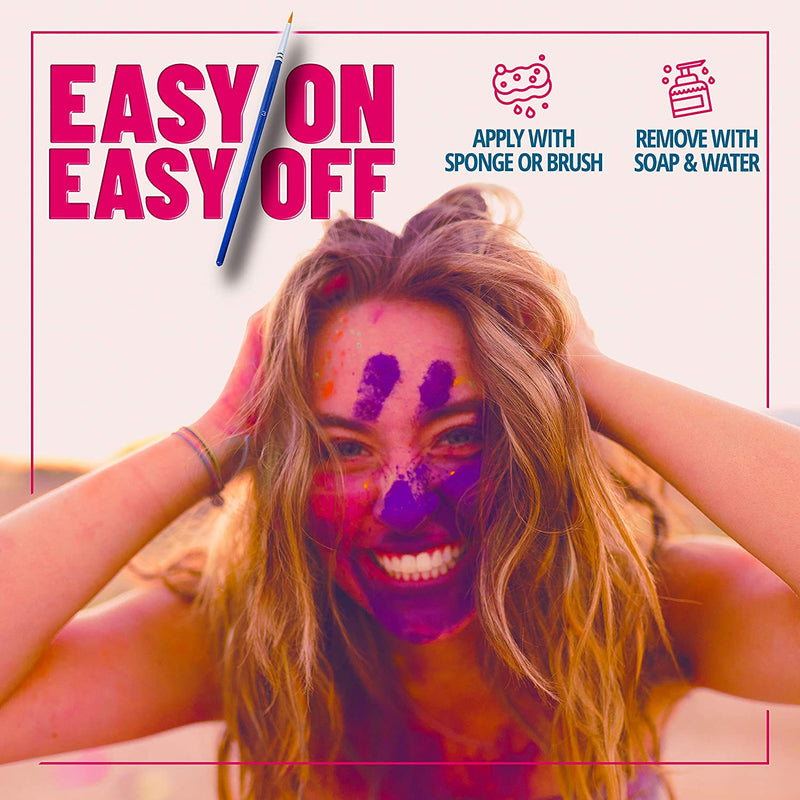 Blue Squid PRO Face Paint - Classic Red (90gm), Quality Professional Water Based Single Cake, Face & Body Makeup Supplies for Adults, Kids & SFX Blue Squid Store