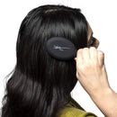 The Hair Shop Mini Black Loop Brush - Salon Professional Grade with Matted Black & Ergonomic Travel Size Design- Small & Safe Detangler Tool for 100% Remy Human and Synthetic Hair Extensions and Wigs The Hair Shop
