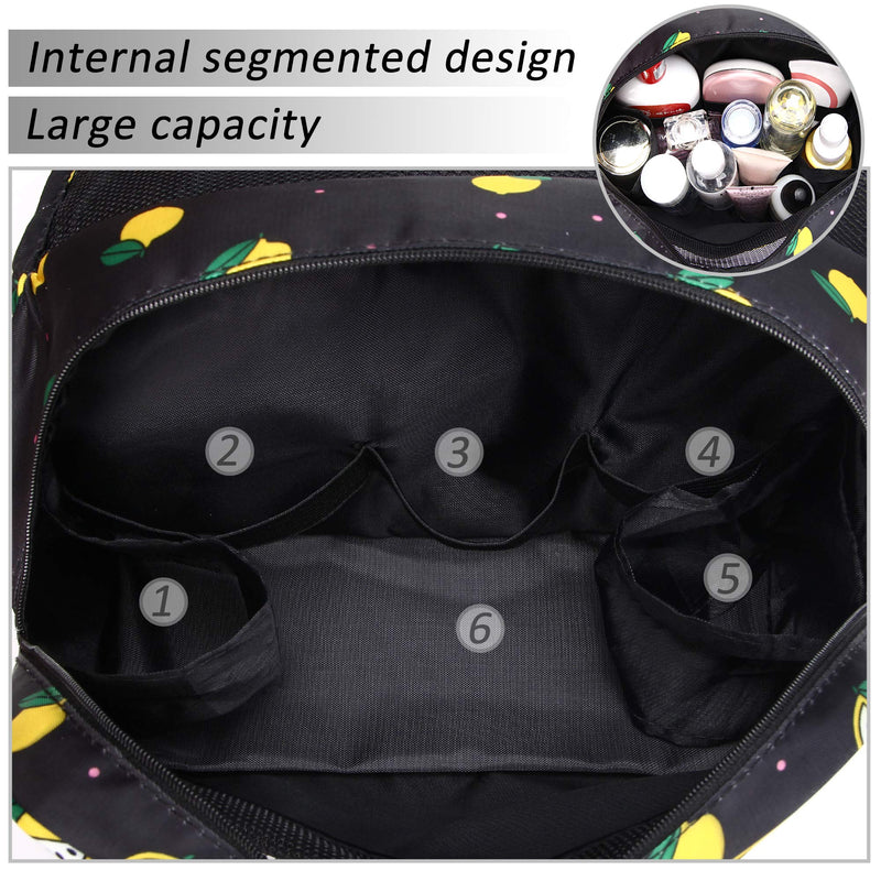 Hanging Toiletry Bag for Men and Women Travel Portable Bathroom Toiletry Storage Bags Waterproof Cosmetics Makeup and Toiletries Organizer Kit with Hook VOCUS