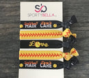 Infinity Collection Softball Hair Accessories, Girls Softball Hair Ties, Perfect Softball Player and Softball Teams Infinity Collection