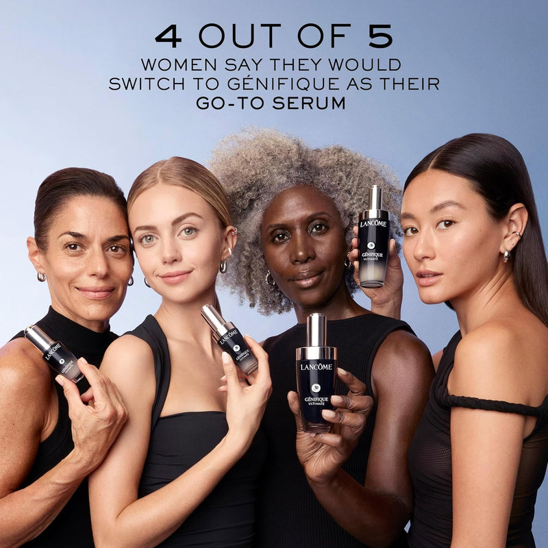 Lancôme Génifique Ultimate Dual Recovery Face Serum- Anti-Aging Serum Visibly Improves Fine Lines, Rough Texture, Plumpness and Even Skintone - with Beta Glucan and, Hyaluronic Acid Infinity Warehouse