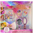 Townley Girl Disney Princess Hair Accessory Activity Set for Girls, Ages 3+ With 20 Pieces Including Hair Brush, Mirror, Tiara Bows and More, for Parties, Sleepovers and Makeovers Townley Girl Store