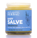 Baby Salve, Diaper Balm Ointment with Organic Coconut Oil, Natural Baby Cream with Calendula, 1 oz Travel Size, Ora's Amazing Herbal Infinity Warehouse