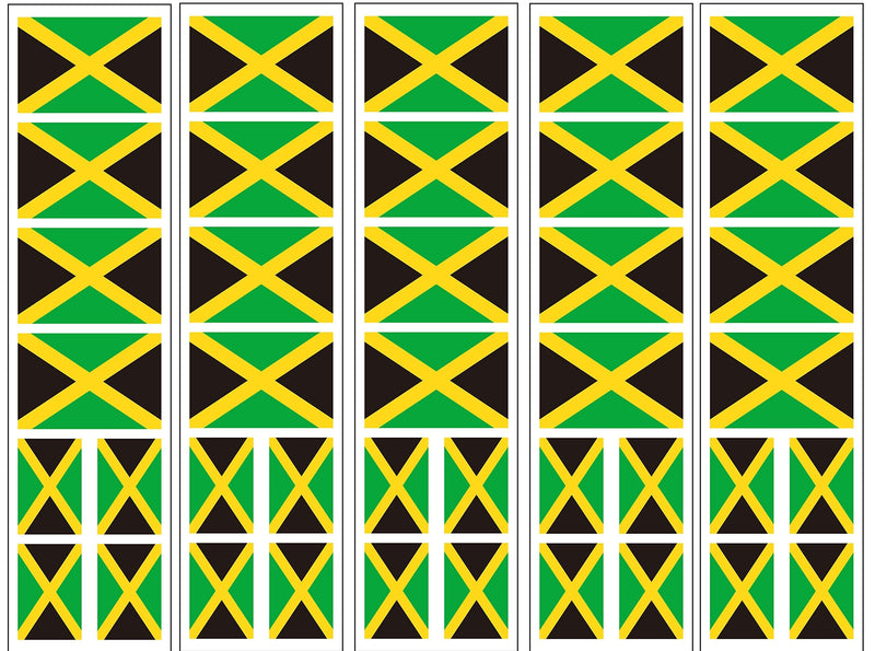40 Tattoos: Jamaica Flag, Jamaican Party Favors PremiumTT temporary tattoos