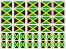 40 Tattoos: Jamaica Flag, Jamaican Party Favors PremiumTT temporary tattoos