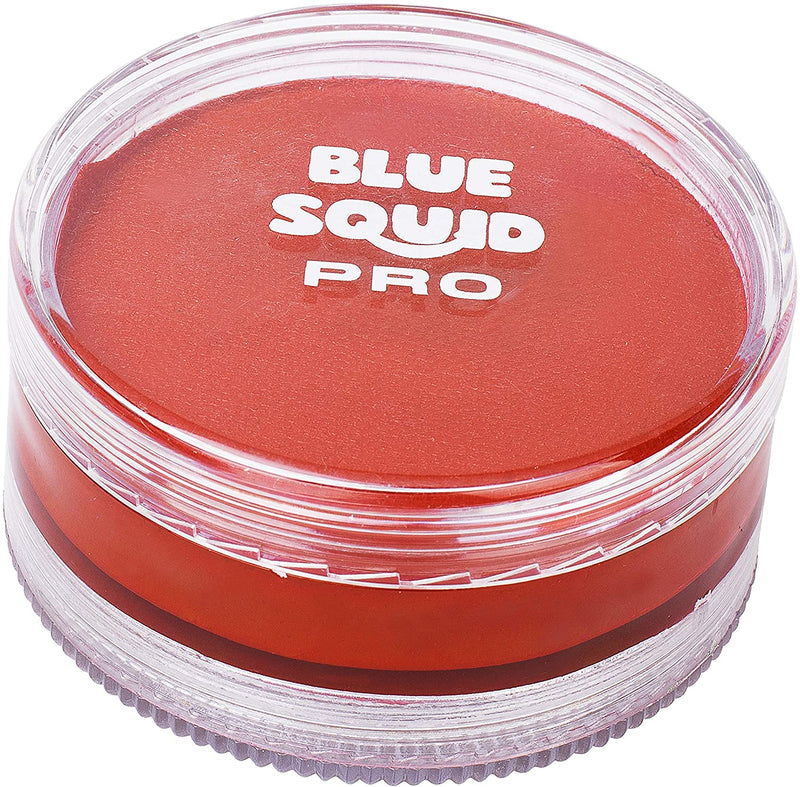 Blue Squid PRO Face Paint - Classic Red (90gm), Quality Professional Water Based Single Cake, Face & Body Makeup Supplies for Adults, Kids & SFX Blue Squid Store