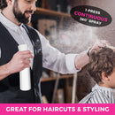 Continuous Spray Bottle Hair Water Ultra Fine Mister Sprayer Propellant Free for Hairstyling, Cleaning, Gardening, Misting & Skin Care BPA Free (5 Ounce, White) alpree