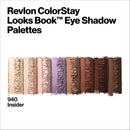 Revlon Colorstay Looks Book Eyeshadow Palette, Vibrant Eye Colors in Mix of Shimmer, Matte and Metallic Finish, Insider (940) REVLON
