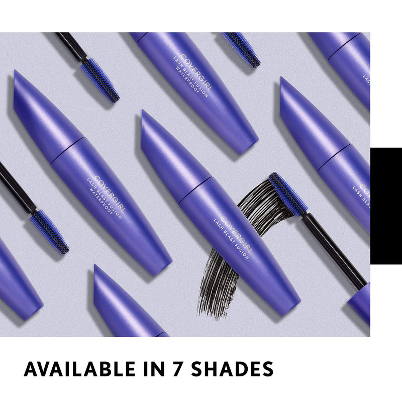 COVERGIRL Lash Blast Fusion Mascara & COVERGIRL Lash Blast Amplify Eyelash Primer Pack , VERY BLACK, 0.44 Fl Oz (Pack of 2) COVERGIRL