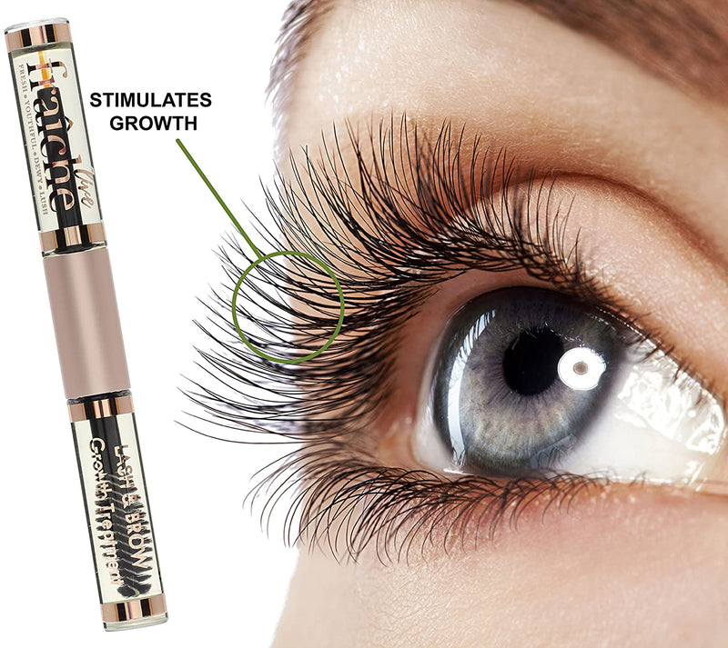 Castor Oil (2oz) + Filled Mascara Tube USDA Certified Organic, 100% Pure, Cold Pressed, Hexane Free by Live Fraiche. Stimulate Growth for Eyelashes, Eyebrows, Hair. Lash Growth Serum. Brow Treatment Live Fraiche