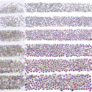 AD Beads 2300 Pcs Top Quality Flatback Rhinestone Around assortment size Plus 100 total in 10 different shapes AD Beads