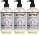 MRS. MEYER'S CLEAN DAY Hand Soap, Made with Essential Oils, Biodegradable Formula, Lavender, 12.5 fl. oz - Pack of 3 Infinity Warehouse