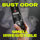 AXE Dual Action Body Spray Deodorant for Long Lasting Odor Protection Black Frozen Pear and Cedarwood Mens Deodorant Formulated Without Aluminum 4.0 oz 4 Count AXE