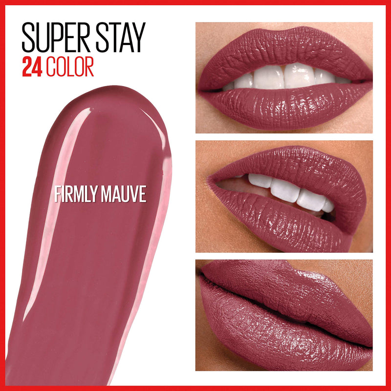 Maybelline SuperStay 24, 2-Step Liquid Lipstick, Firmly Mauve Maybelline New York