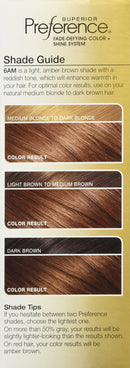 L'Oreal Paris Superior Preference Fade-Defying + Shine Permanent Hair Color, 6AM Light Amber Brown, Pack of 1, Hair Dye L'Oreal Paris